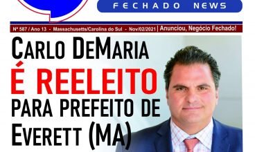 CARLO DEMARIA É REELEITO PARA PREFEITO DE EVERETT