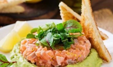 Tartar de Salmão: deliciosa fonte de omega 3.