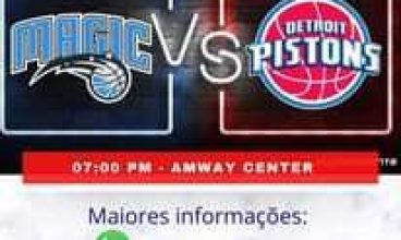 Quinta-feira tem Orlando Magic
 Ingressos a partir de U$ 20,00 Compre seus ingr…