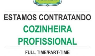 Estamos contratando Cozinheira Profissional!
 Full-Time/PartTime 
 Dalu Brazilia…