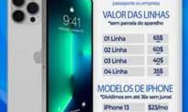 ‎Atendemos apenas no EUA 
 *Valor das Linhas*  (Sem a parcela do aparelho)
 65$ …