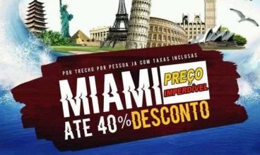 Partiu Viajar!
 Planeje a sua VIAGEM conosco e garanta DESCONTOS de até 40% na c…