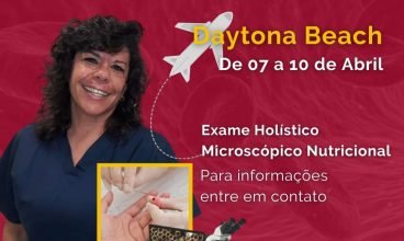 Atenção o exame de sangue Holistico Microscopico Nutricional estará em Daytona …