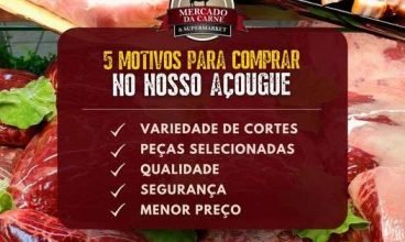 Procurando motivo para realizar as suas compras no Mercado da Carne?…