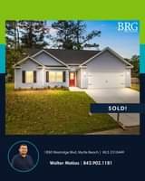 May be an image of 1 person and text that says 'BRG REAL ESTATE SOLD! 1850 Westdge Blvd, Myrtle Beach MLS 310449 Walter Matias 843.902.1181'