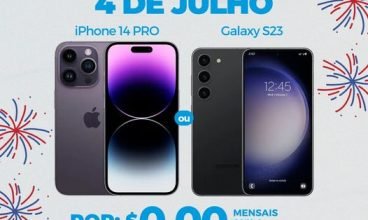 Celebre a independência com essa promoção imperdível, iPhone 14 PRO  e Galaxy S2