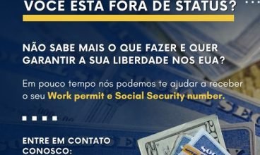 FORA DE STATUS? SEM PERMISSAO DE TRABALHO?Regularize sua situação e obtenha seu