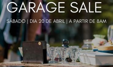 Vem aí nosso Garage Sale  Se prepare para ESTE SÁBADO, dia 20 de Abril a partir