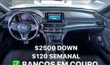 2019 HONDA ACCORD + BANCOS EM COURO.