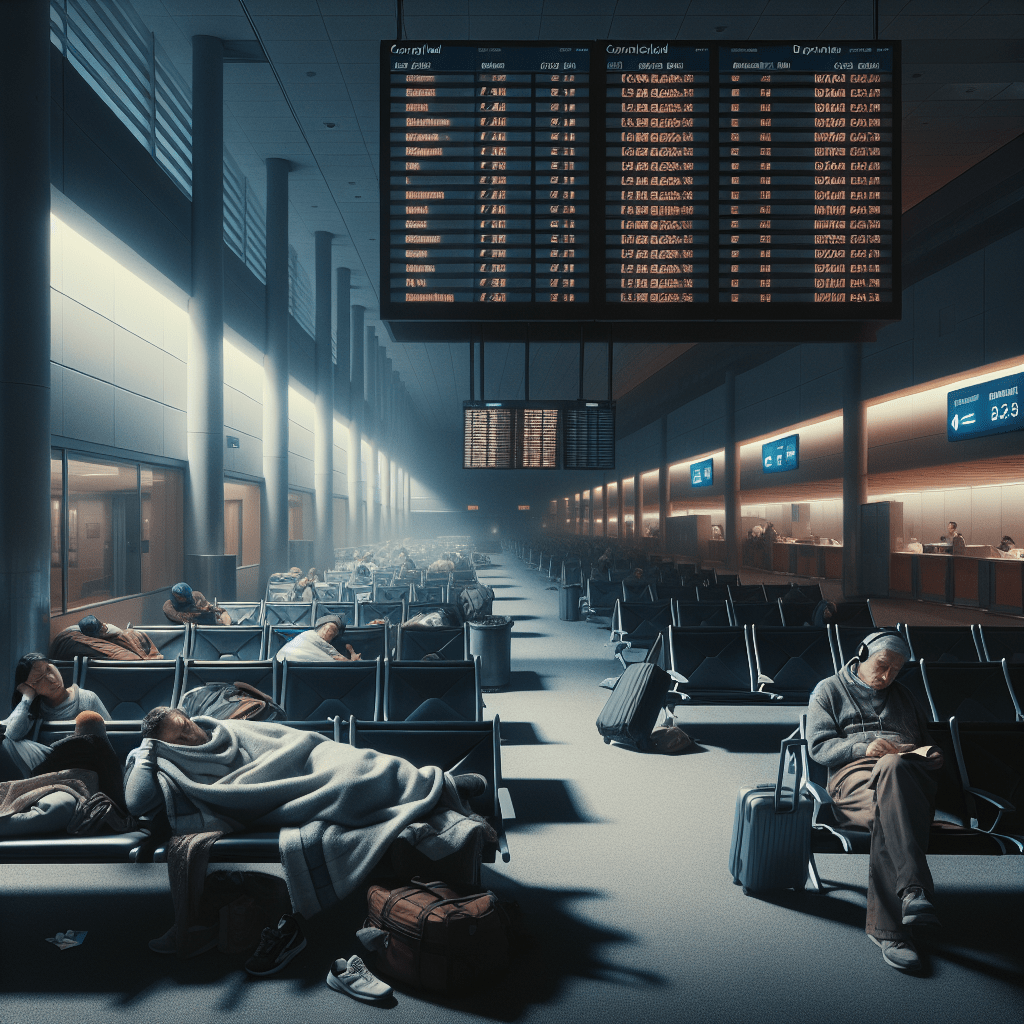 Conexões Interrompidas ou Voos Anulados: A Experiência de Passar a Noite em Aeroportos Americanos
