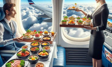 O Serviço de Catering a Bordo nas Companhias Aéreas Americanas e as Delícias nas Nuvens