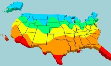 Climas nos EUA e suas temperaturas impressionantes: de -62°C a 56,7°C